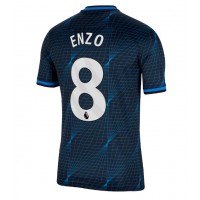 Chelsea Enzo Fernandez #8 Auswärtstrikot 2023-24 Kurzarm